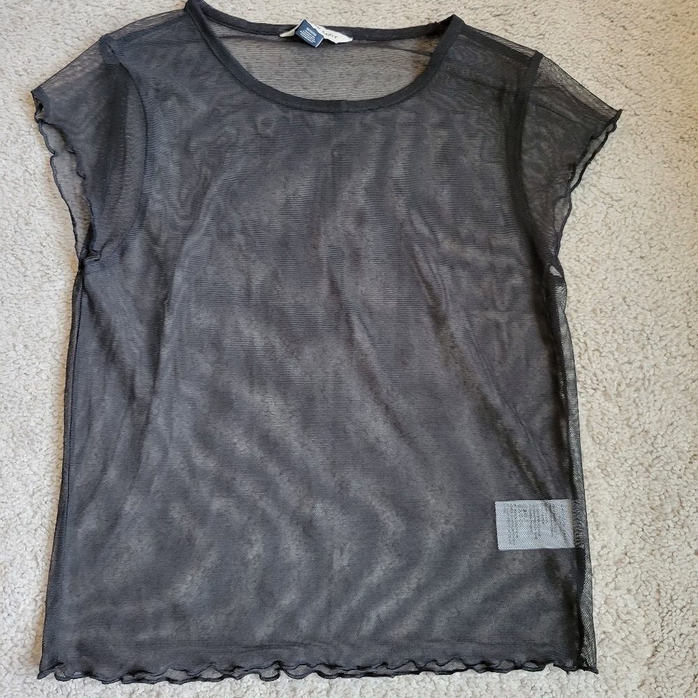Mesh crop top